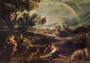 Peter Paul Rubens Landscape iwth a Rainbow china oil painting artist